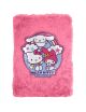 Плюшена розов тефтер A5 Hello Kitty and Friends