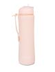 Сгъваема силиконова бутилка COOLPACK - PUMP - Powder peach