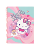 Тетрадка B5 със спирала PP 100 листа Hello Kitty Pastel_3