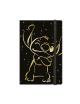 Тетрадка с ластик A5 - 80 л ред - STITCH GOLD - 3