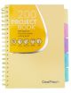 Тетрадка със спирала A4 200 листа PVC - Powder Yellow