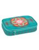 Ученически несесер с един цип на две нива Turquoise Hope 