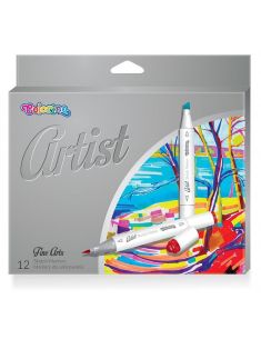 Sketch маркери за рисуване 12 цвята Colorino Arist