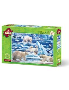 Пъзел Art Puzzle от 200 части - Полярни мечки