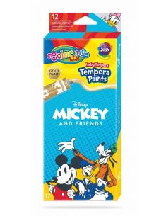 Темперни бои Mickey Mouse в тубички 10 цвята  Colorino