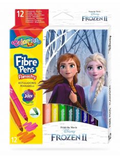 Флумастери 12 цвята Frozen Colorino Disney