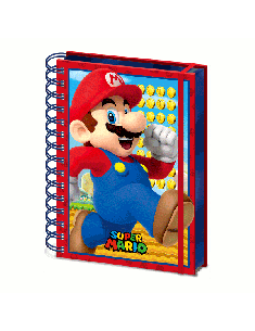 Тетрадка с холограмен ефект Super Mario А5