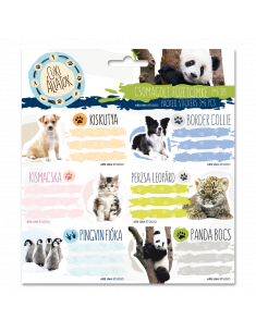 Ученически етикети Cute Animals 2021 Ars Una