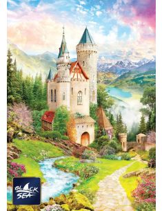 Пъзел Black Sea Puzzles от 1000 части - Замъкът на фантазиите, Евгений Алексеев