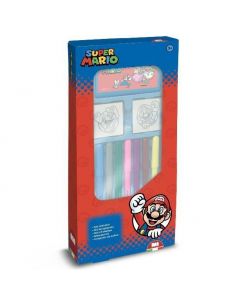 Сет за рисуване с печати Super Mario