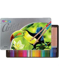 Цветни моливи Colorino Artist 36 цвята в метална кутия 