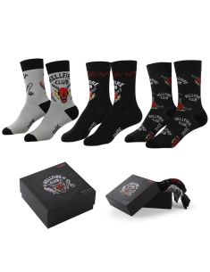 Комплект чорапи Stranger Things, 3 чифта, размер 38–45