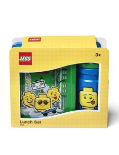 Комплект кутия за храна и бутилка LEGO Iconic 