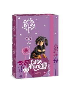 Кутия с ластик Ars Una A4 Cute Animals-Puppy 2024 