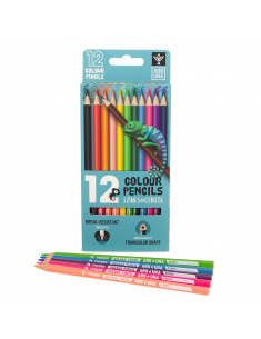 Цветни моливи 12 цв. триъгълни  Ars Una