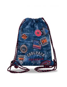 Спортна торба Coolpack SPRINT Badges B`Blue