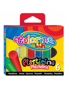  Пластилин Colorino 6 цвята