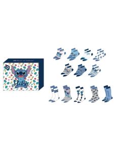 Stitch Коледен advent календар с чорапи размер 36/41