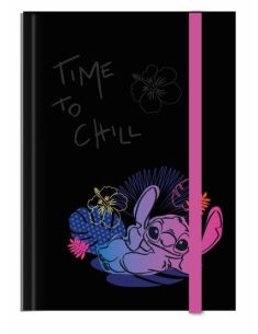 Папка картон A4 Coolpack - Stitch Black - Time to Chill