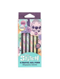 Брокатни флумастери TWISTY 6 цвята Stitch Pastel