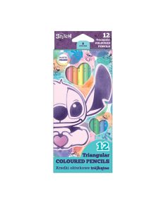 Цветни моливи 12 цвята Stitch Pastel Colorino