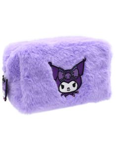 Лилав плюшен козметичен несесер Hello Kitty Kuromi