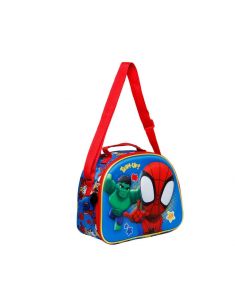 Чанта за храна Spiderman and Friends 3D 