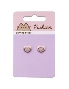 Обеци Pusheen Heart 