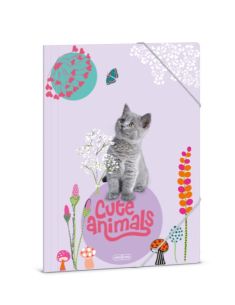 Папка с ластик A4 ARS UNA - Cute Animals-Kitten (5368) 24 