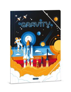 Папка с ластик A4 ARS UNA Gravity (5367) 24 