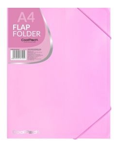 Папка с ластик Coolpack  PVC розова