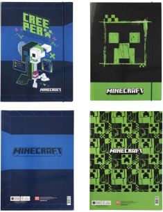 Папка с ластик Minecraft Green/Neon АСОРТИМЕНТ