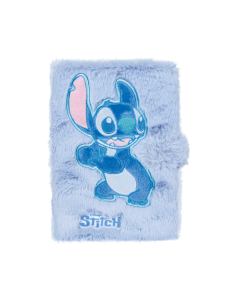 Пухкава тетрадка A5 – Stitch Fluffy BLUE