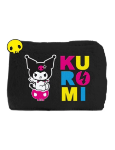 Черен плюшен несесер Kuromi Sanrio 