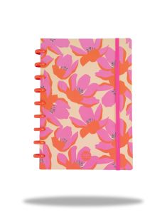 Тетрадка B5 Coolpack малки квадратчета FLORES ROSA