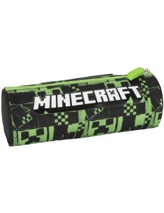 Цилиндричен несесер Minecraft Pixels Green
