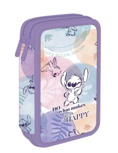 Ученически несесер с пособия Coolpack - Jumper 2 - Stitch Pastel