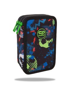 Ученически несесер с пособия Coolpack - Jumper 3 - FOOTBALL BLUE