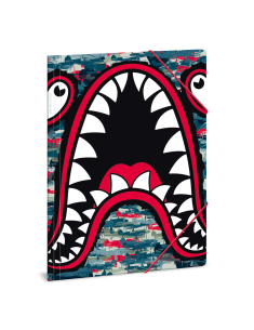Папка с ластик Ars Una Flying Sharks