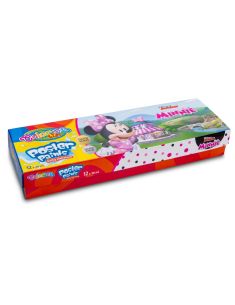 Темперни бои в бурканчета Minnie Mouse 12 цвята Colorino 