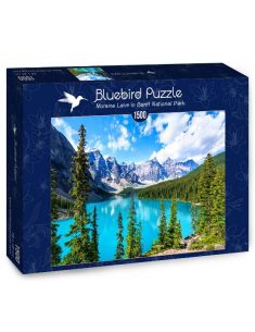 Пъзел Bluebird от 1500 части - Езеро Морейн, парк Банф