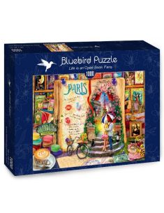 Пъзел Bluebird от 1000 части - Животът е отворена книга, Париж, Ейми Стюарт
