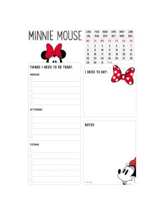 Седмичен планер А5 Minnie - Rock the Dots