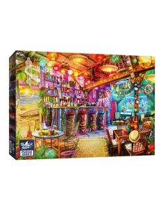 Пъзел Black Sea Puzzles от 1000 части - Екзотичен бар, Ейми Стюарт