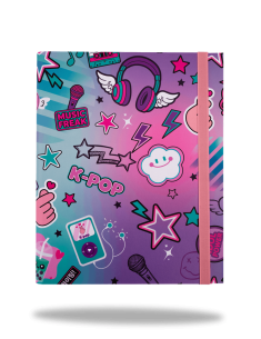 Папка с уширение K-POP BRIGHT - A4 - Coolpack 