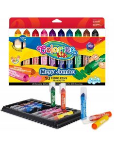 COLORINO MEGA JUMBO маркери 10 цв.
