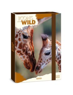 Кутия с ластик А4 Icons of the Wild - Giraffes кутия с ластик А4