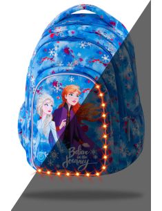 Ученическа светеща раница Spark L Frozen Dark LED