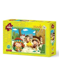Детски пъзел Art Puzzle 50 части - Индианци