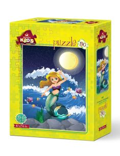 Детски пъзел Art Puzzle 50 части Русалка